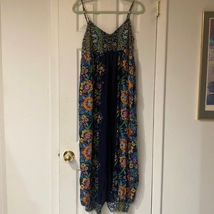 NWOT Anthropologie Floral Jumpsuit